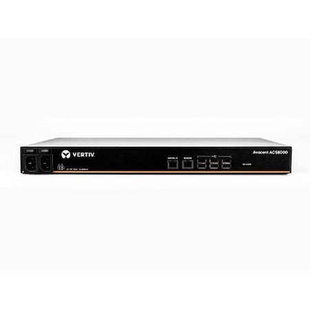 Vertiv Avocent Acs 8000 16-Port Console Server With Dual Ac Power Supply, 1GB, DDR3 Sdram, 2X Network (RJ-45), 8X Usb, 16X Ethernet Ports