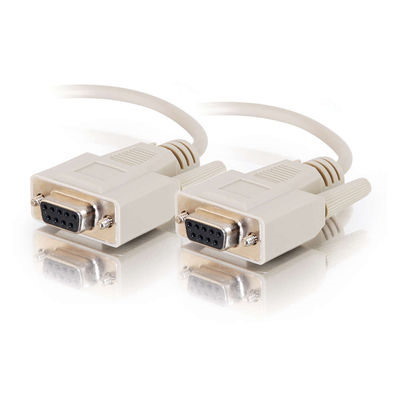 Alogic 5M DB9 To DB9 Serial Null Modem (Cross Over) Cable - Female To Female
