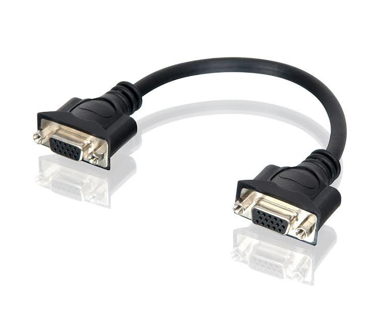 Alogic 15CM Vga Wall Plate Mech - Female To Female