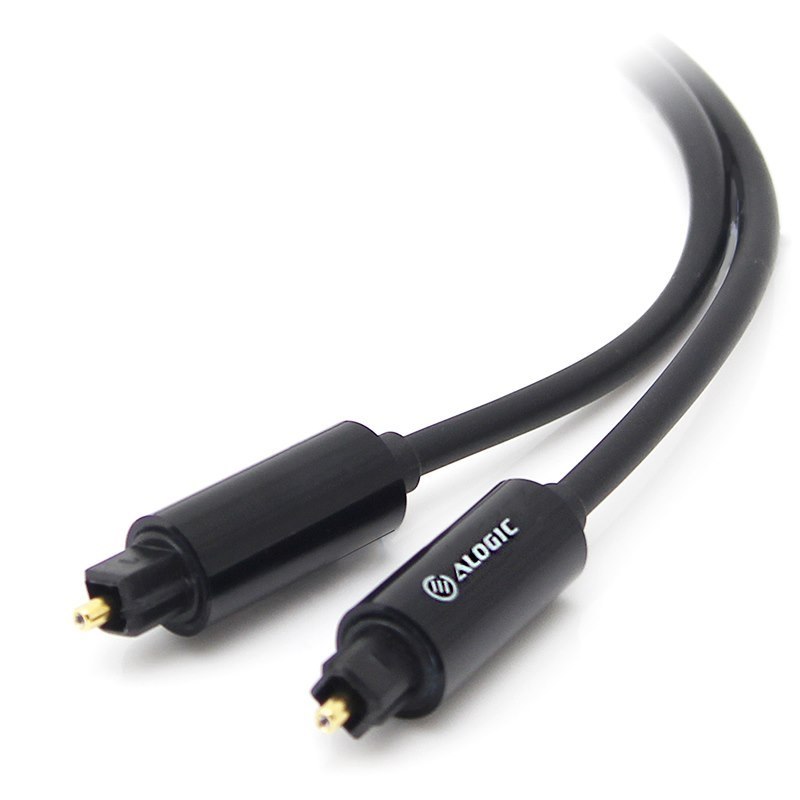 Alogic Premium 10M Fibre Toslink Digital Audio Cable - Male To Male