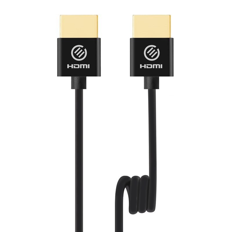 Alogic 1M Air Series Super Thin & Flexible Hdmi Cable With Ethernet Ver 2.0 - Male To Male - Commercial Packaging