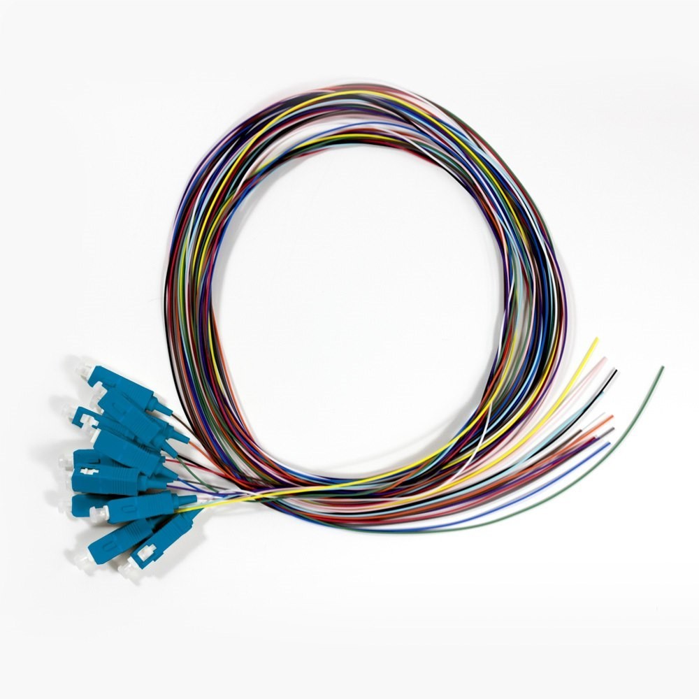 Serveredge SC Pigtail Os2-2M-12 Fibres (12 Colour)
