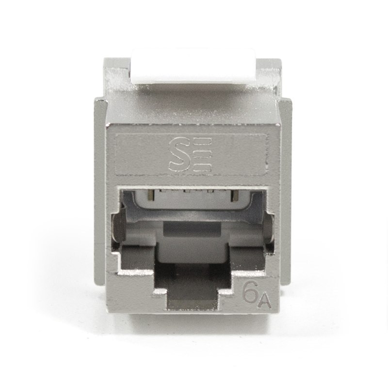 Serveredge Universal Cat6A STP RJ45 Modular Keystone Jack - Quick Tool Compatible