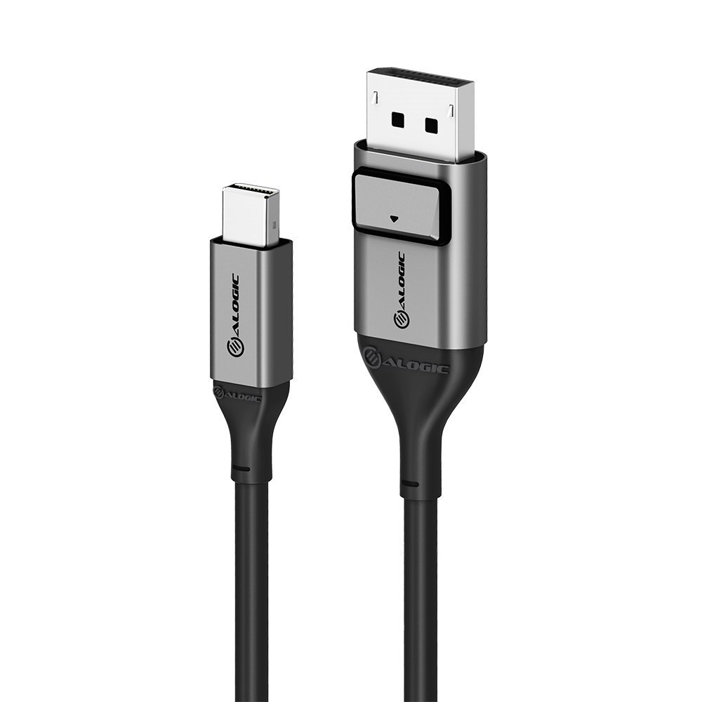 Alogic Ultra 8K Mini DisplayPort To DisplayPort Cable – V1.4 – 2M - Space Grey
