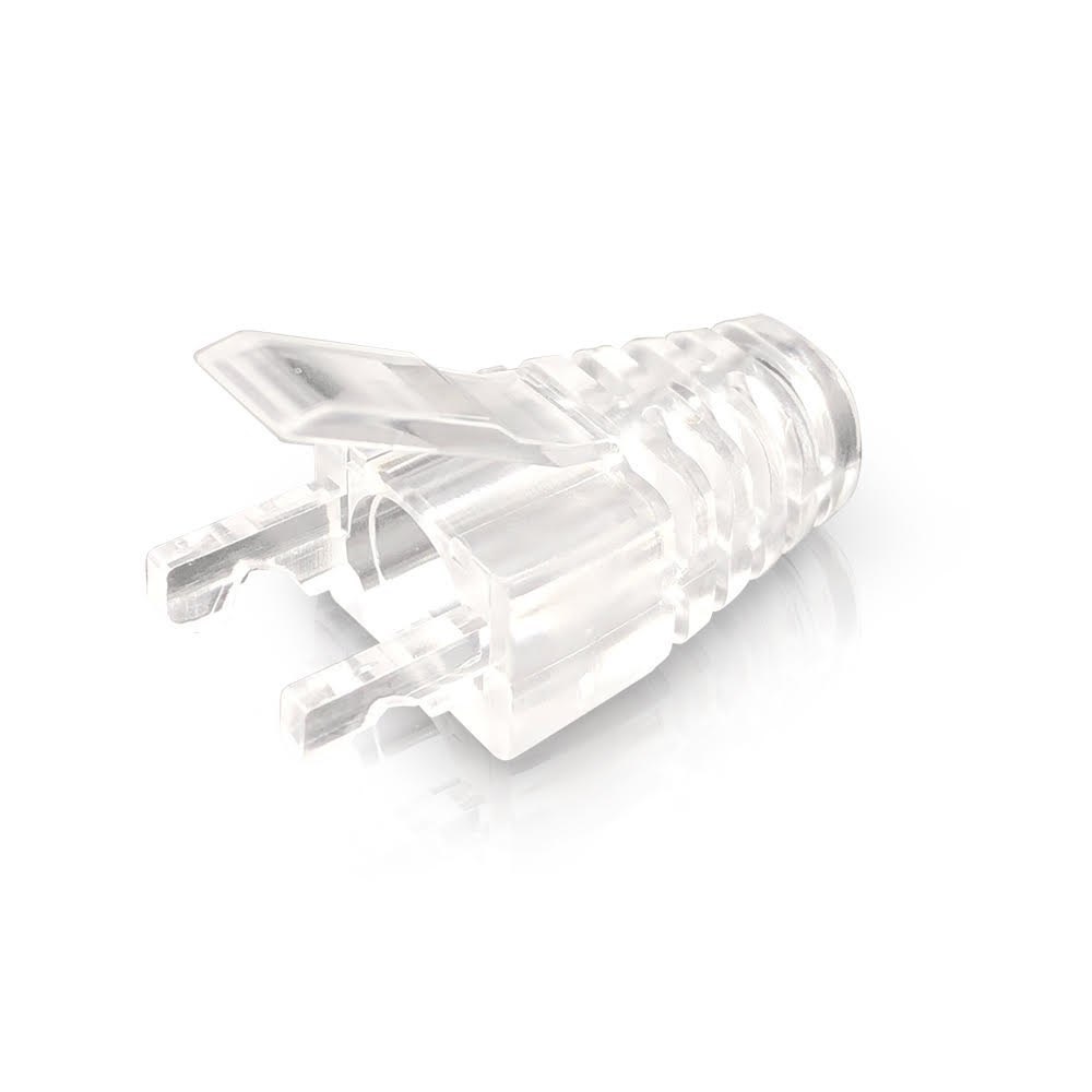 ServerEdge RJ45 Cat6 Clear Strain Relief Boot: Bag Of 10