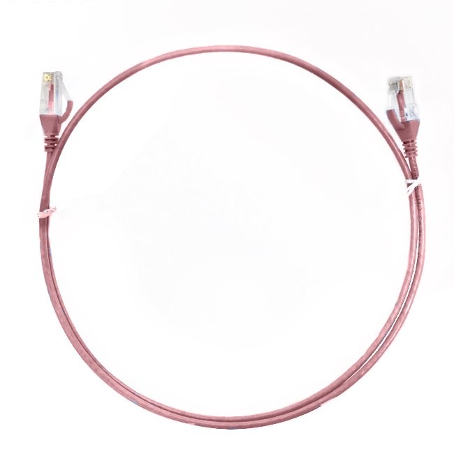 4Cabling 0.15m CAT6 Ultra Thin LSZH Ethernet Network Cable | Pink