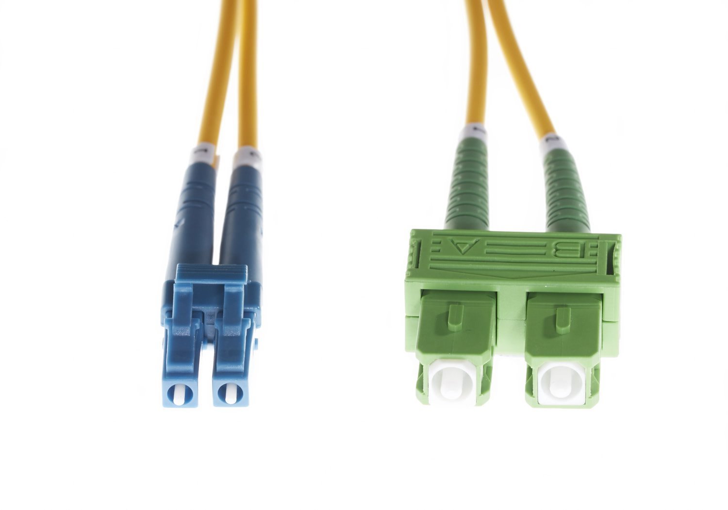 4Cabling 1.5M Lc-Sc/Apc Os1 / Os2 Singlemode Fibre Optic Duplex Cable
