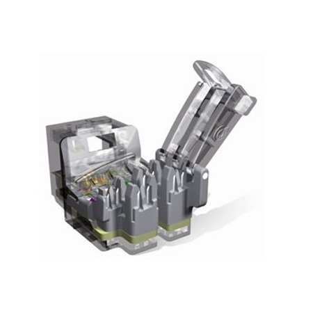 Leviton | Cat6Plus Utp Tool-Free Snap-In Jack | Grey