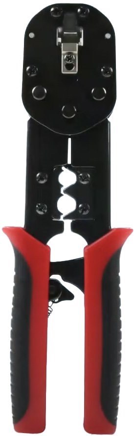 4Cabling 4C | Crimp Tool Suitable For 4C Cat 6A Utp 4Up4down Termination Plug | 2 PCS Extra Blades