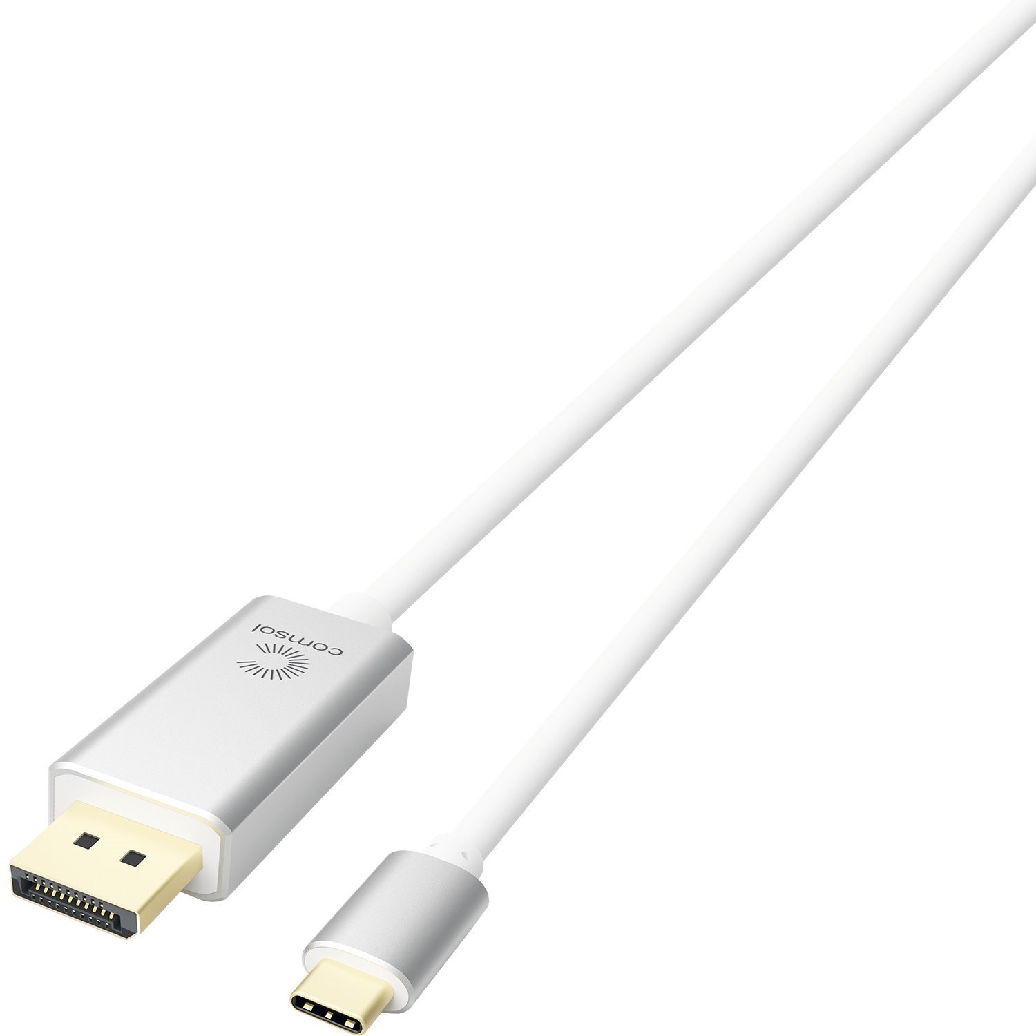 Comsol Usb-C To Displayport Cable 1.5M - White