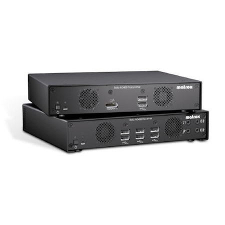 Matrox *Ex Demo* Matrox Extio 3 N3408 Transmitter Appliance, 1X 3840x2160@60Hz / 4X 1920x1200@60Hz, 4X DisplayPort, 2X Usb 2.0, 1X RJ45, 6 Month WTY