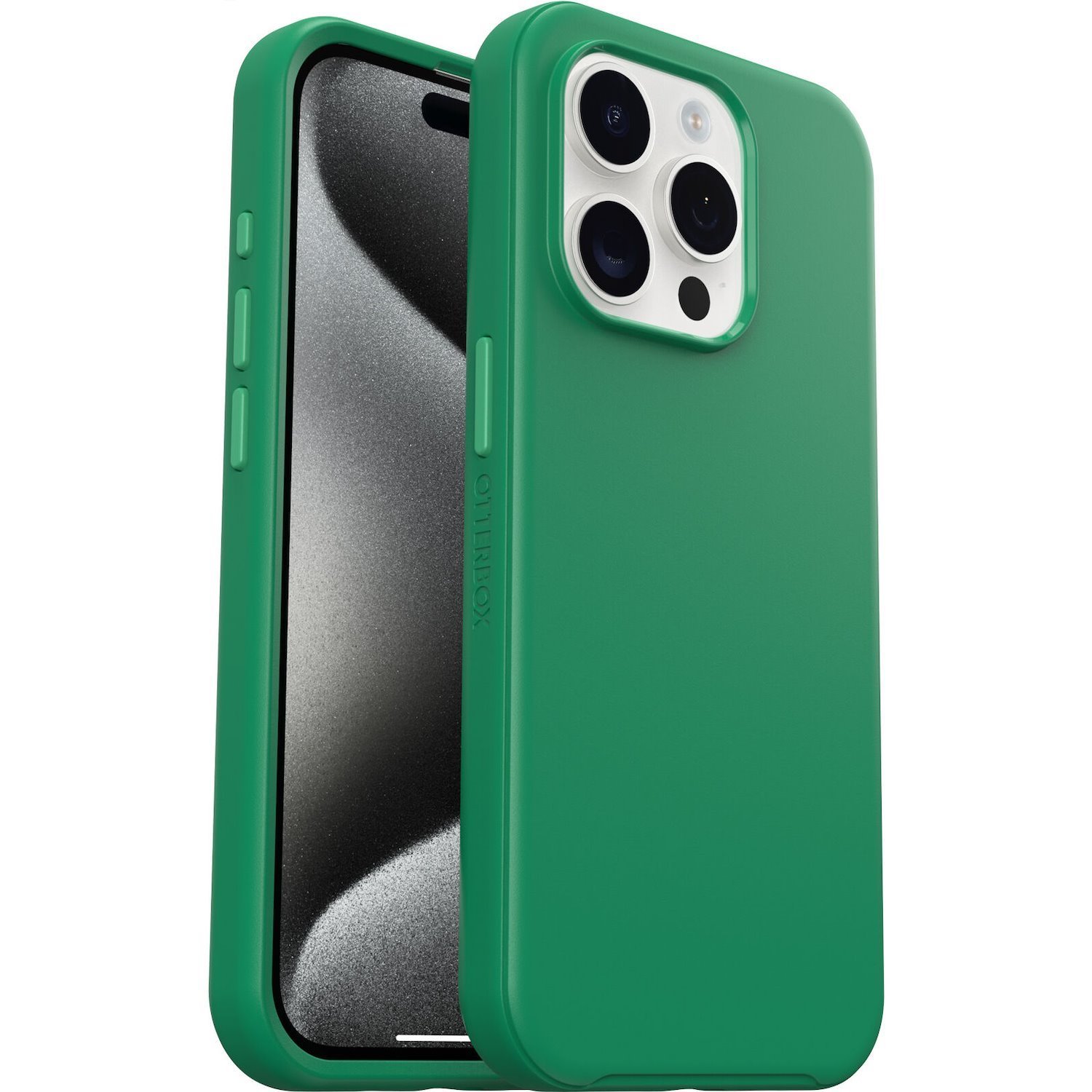 OtterBox Symmetry+ Case for Apple iPhone 15 Pro Smartphone - Green