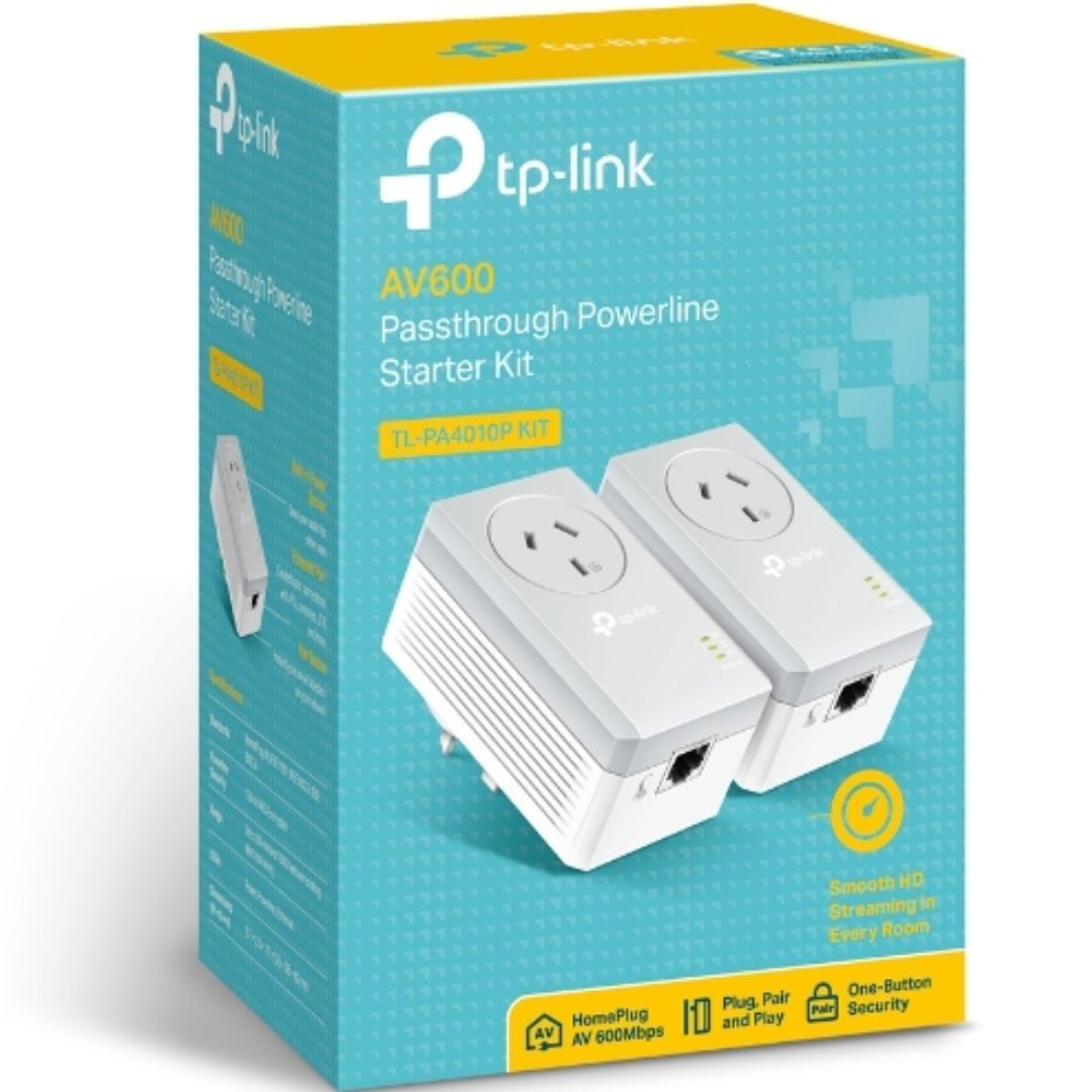 TP-Link TL-PA4010PKIT Powerline Network Adapter - 2