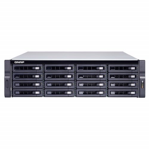 Qnap Ts-1683Xu-Rp-E2124, 16 Bay Nas(No Disk), Xeon E-2124,16GB,10GbE SFP+(2),GbE(4),3U,3YR