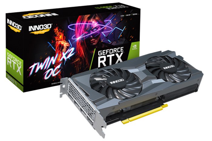 Inno3D Nvidia, RTX 3060 LHR, Twin X2, 1777MHz, 12GB GDDR6, 3xDP, 1xHDMI, Atx, 2xFans, 550W, 3 Years Warranty