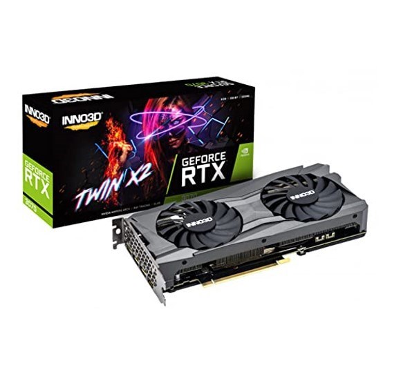 Inno3D Nvidia, RTX 3070 LHR, Twin X2, 1725MHz, 8GB GDDR6, 3xDP, 1xHDMI, Atx, 2xFans, 650W, 3 Years Warranty