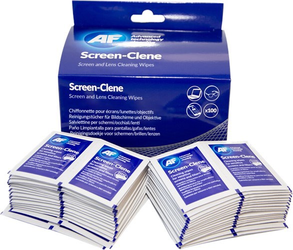 Af Screen-Clene Sachets Box - 100