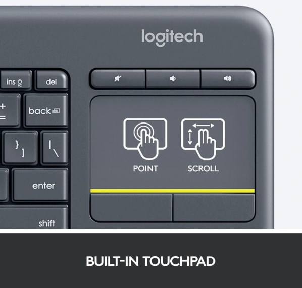 Logitech Keyboard With Track Pad