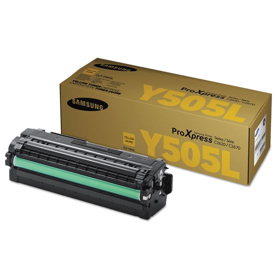 Samsung Yellow Toner For SL-C2620DW SL-C2670FW CLT-Y505L 3.5K