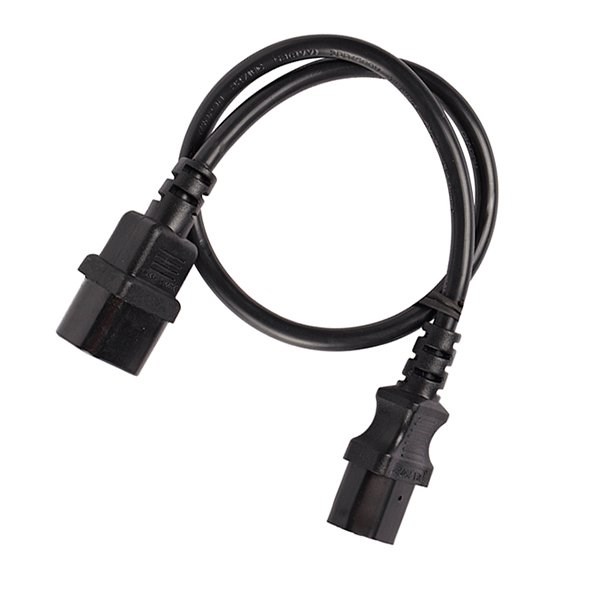 4Cabling Iec Extension Cord 5M M-F: Black