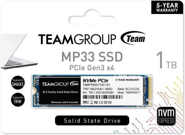 Team SSD MP33 1TB (Nvme)