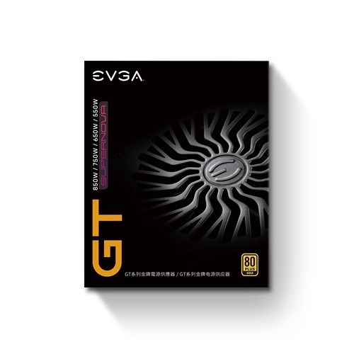 Evga 550 GT, 80 Plus Gold 550W, Fully Modular, Auto Eco Model, 1X Eps, 2X Pci-E, 6X Sata, 3X Molex, DC To DC Converter
