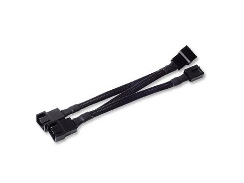 SilverStone Sil Cab Pwm-Fan-Spiltter-0.1M-Blk