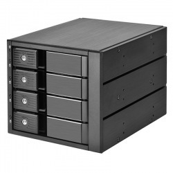 SilverStone Sil Caa 4Bay-5.25-3.5-Drive-Bay-Fs304b