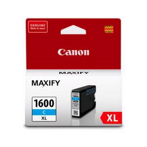 Canon PGI1600XLC Original High Yield Inkjet Ink Cartridge - Cyan Pack