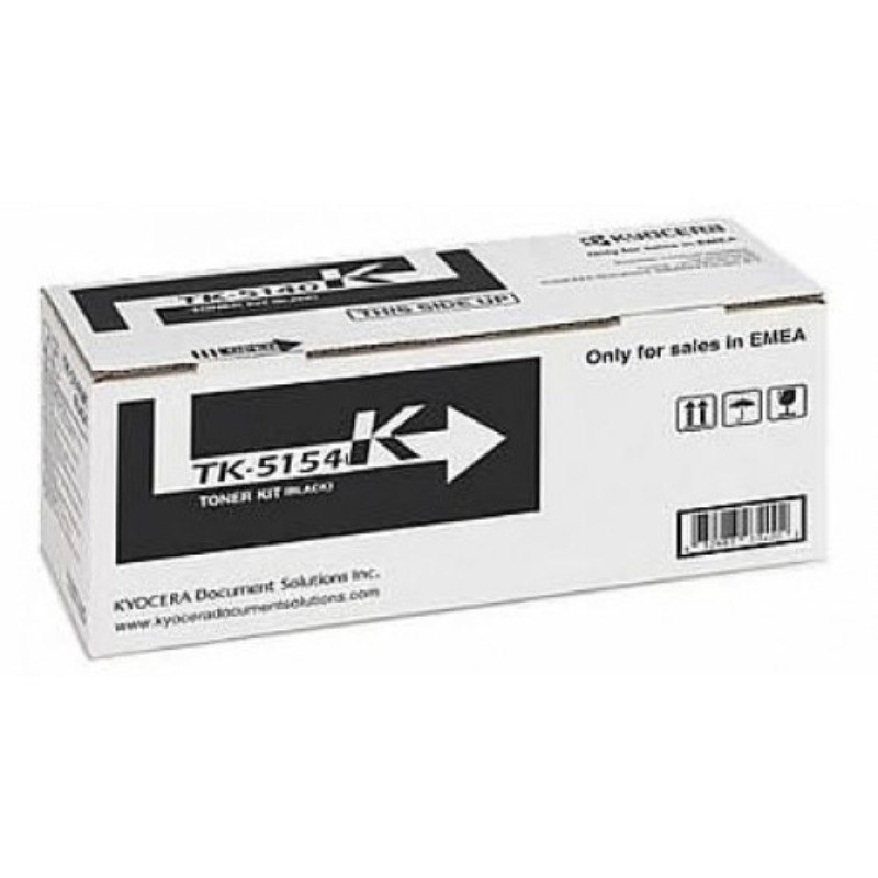 Kyocera TK-5154K Black Toner Kit (12,000 Yield @ Iso)