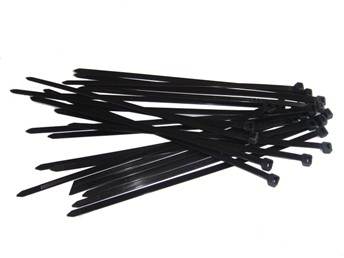 4Cabling Cable Ties - Nylon 100mm(L) X 2.5MM (W) Black | Bag Of 100