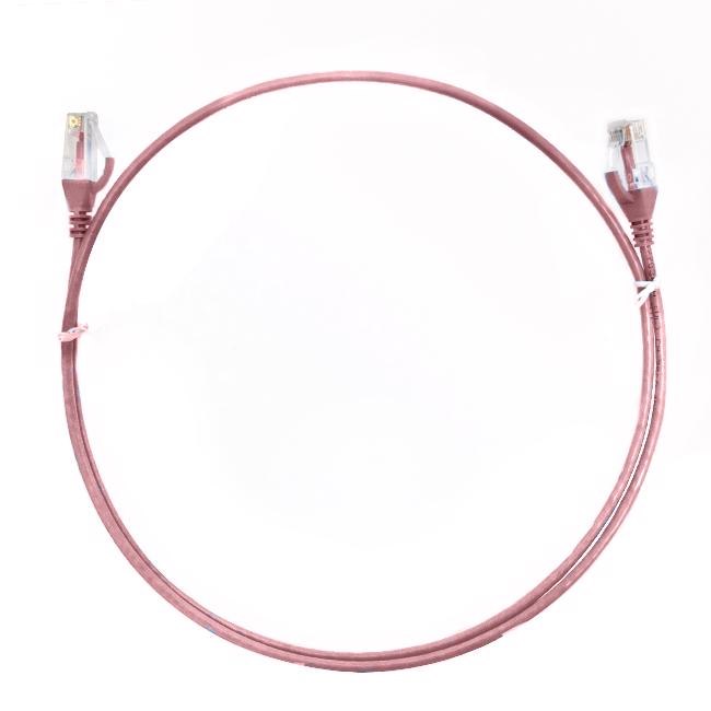4Cabling 3M Cat 6 Ultra Thin LSZH Ethernet Network Cable: Pink