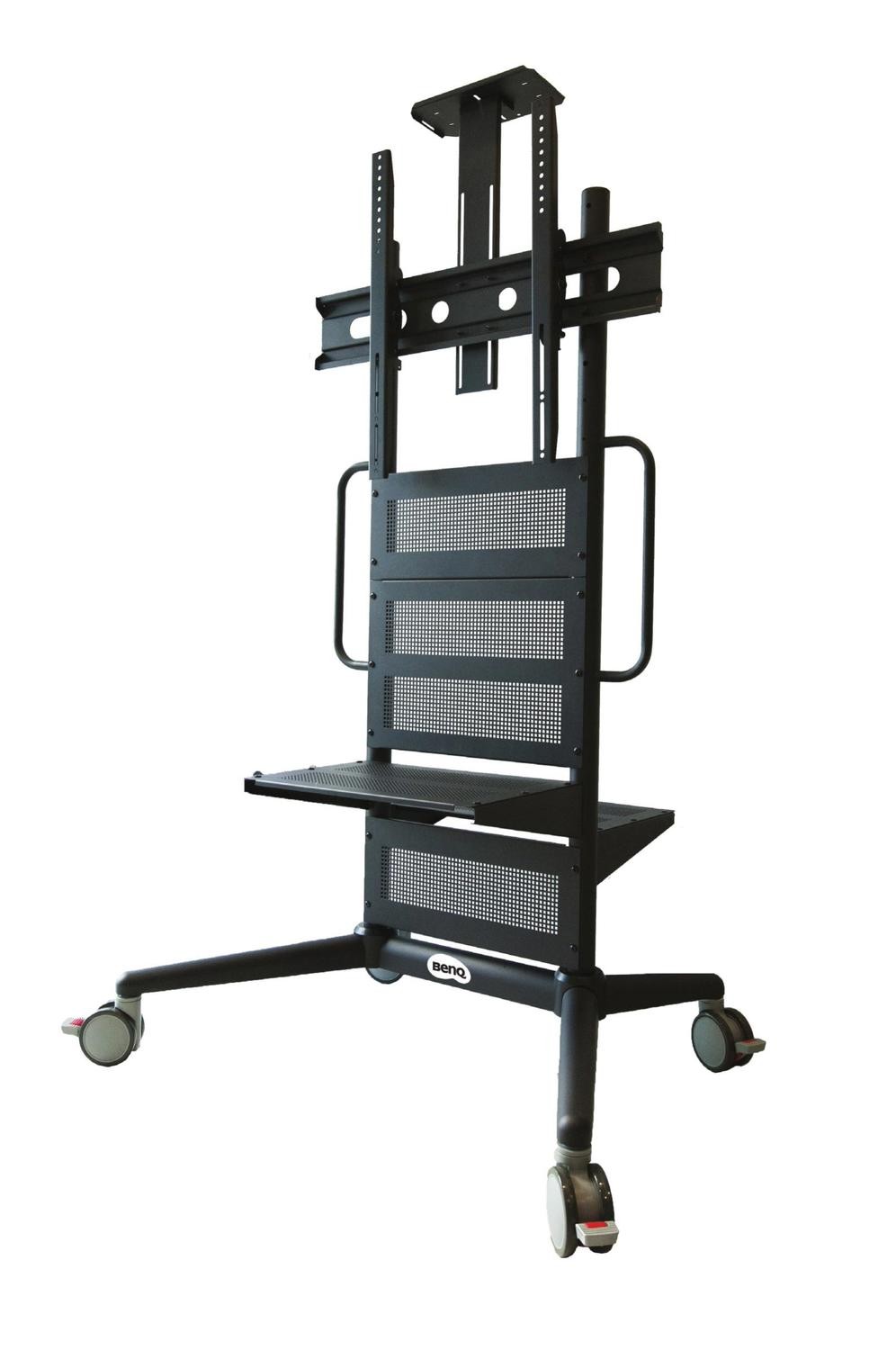BenQ Pro Av Trolley - Fixed Height Video Conferencing, Digital Signage And Ifp Trolley - Support Up To 125KG - Fit Displays 43" - 86"
