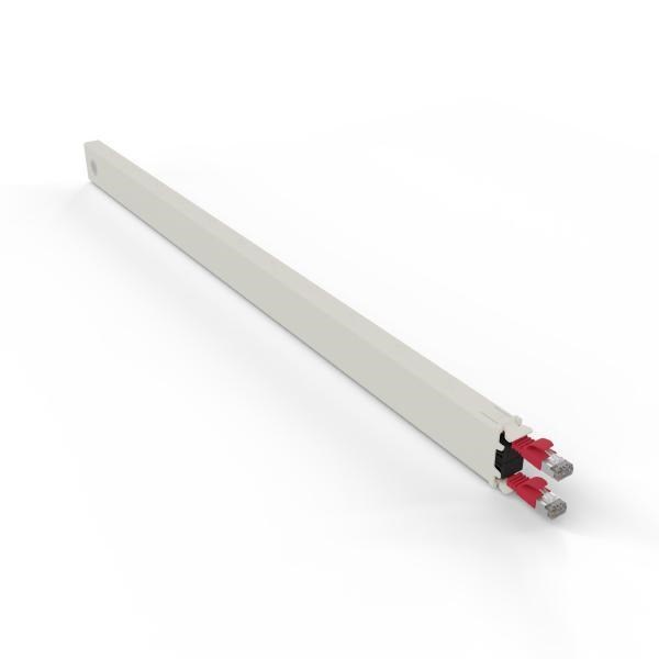 Patchbox.One 30Ru STP Red Cat6A Cable Management Cassette, To Be Installed In Patchbox.One Frame (Poneframe)