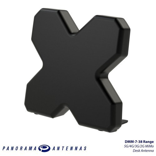 Generic Panorama DMM-7-38-2TS9 Antenna - Black - DMM-7-38 | 4G/5G MiMo Desk Mount Antenna