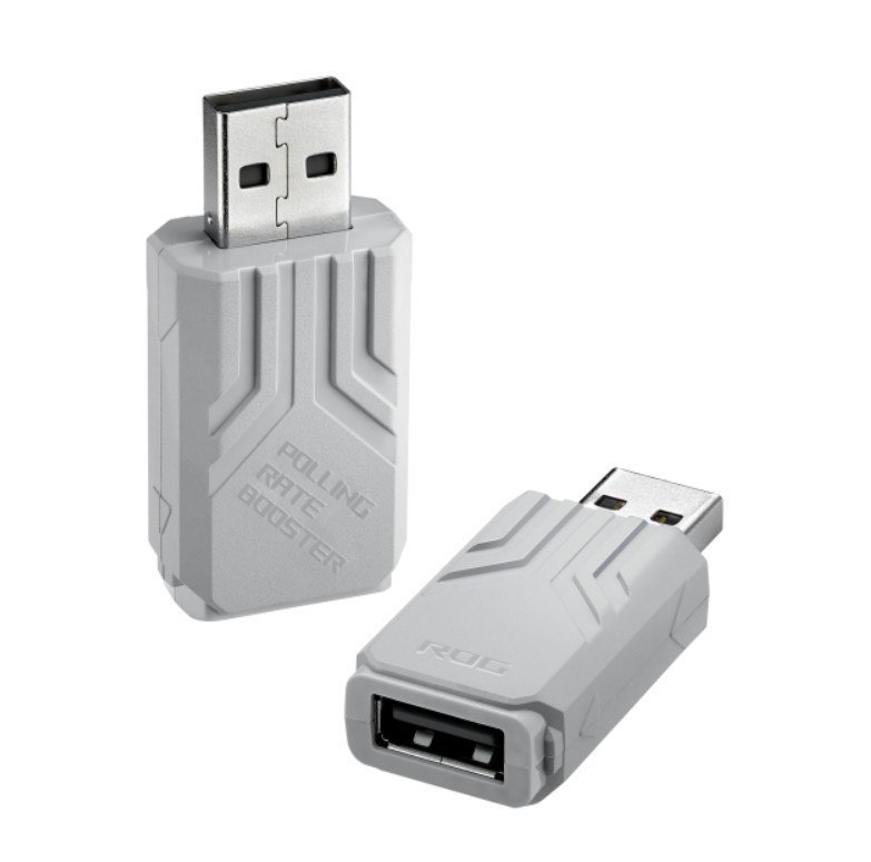 Asus Rog Polling Rate Booster White, Up To True 8000 HZ Wireless Polling Rates When Used With Compatible Rog Mice And Keyboards.