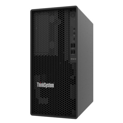 Lenovo ThinkSystem ST45 V3, 1xAMD Epyc 4464P 12C 3.7GHz 65W, 1x32GB 2Rx8, SW RD, 1x300W