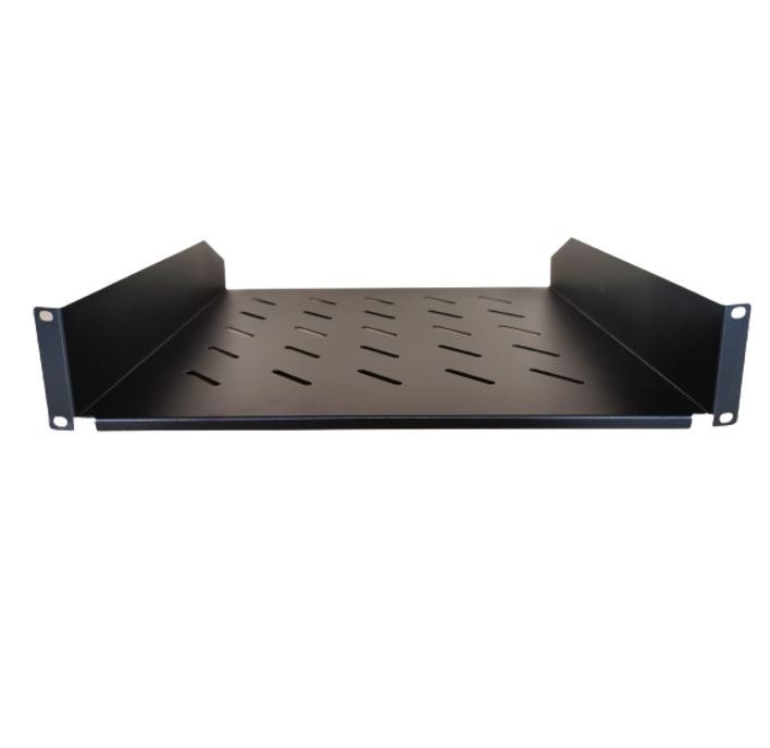 LDR Cantilever 2U 452MM Deep Shelf Recommended For 19' 1000MM Deep Cabinet - Black Metal Contruction