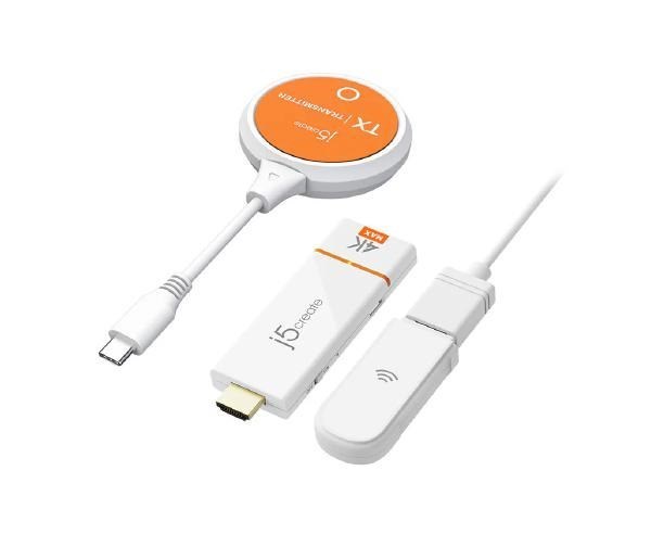J5create Jvaw62t76max ScreenCast Usb-C Wireless Display Extender Max For Ios / Android / macOS / iPadOS / Windows/ Chrome Os Compatible