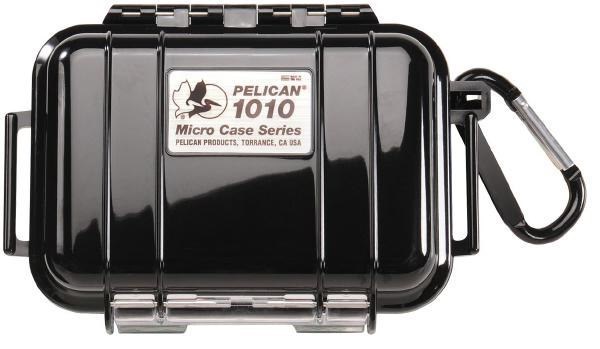 Pelican 1010 Carrying Case iPod - Black, Clear