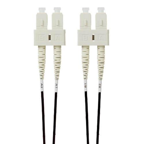 4Cabling 5M SC-SC Om4 Multimode Fibre Optic Patch Cable | Black