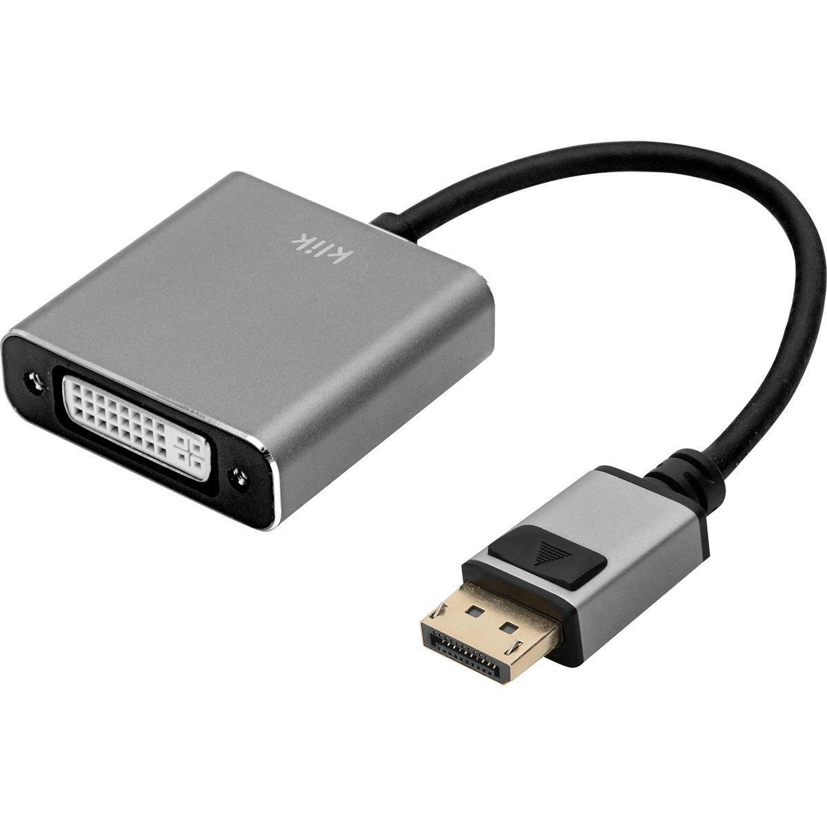 Klik 20CM DisplayPort Male To Single Link Dvi-D Female Adapter