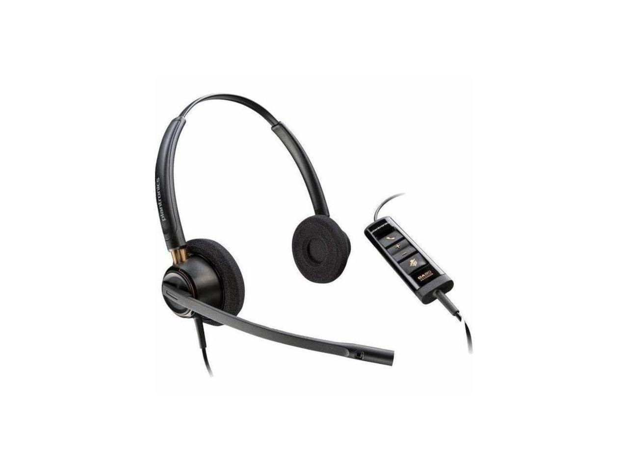 Poly EncorePro Ep525-M Headset - Stereo - Usb Type A - Wired - On-Ear - Binaural - Ear-Cup - Noise Cancelling Microphone