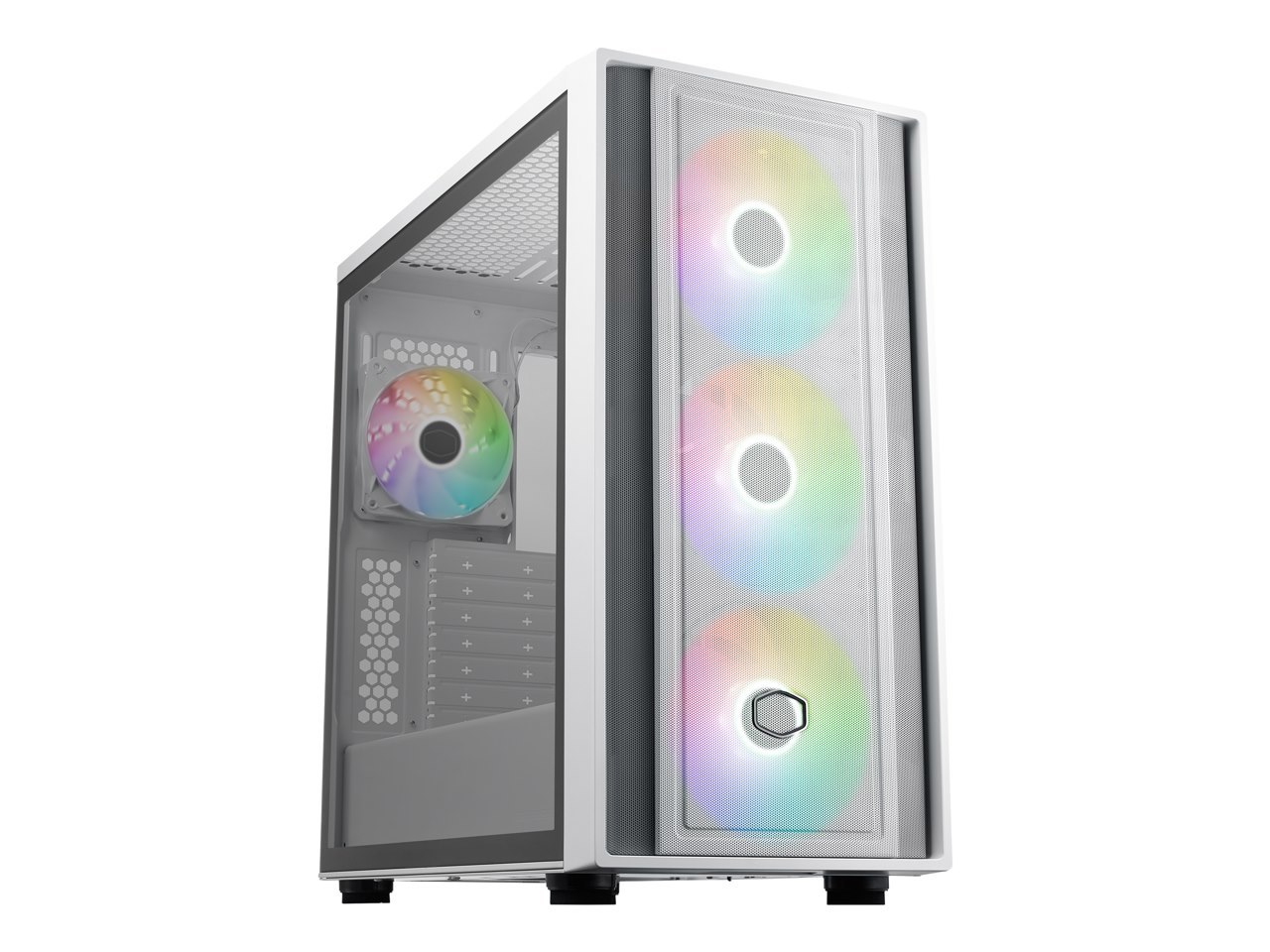 Cooler Master MasterBox 600 Atx White Mid-Tower Case