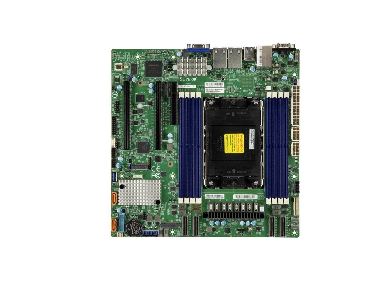 Supermicro Server Motherboard - Intel C741 Chipset - Socket LGA-4677 - Micro ATX