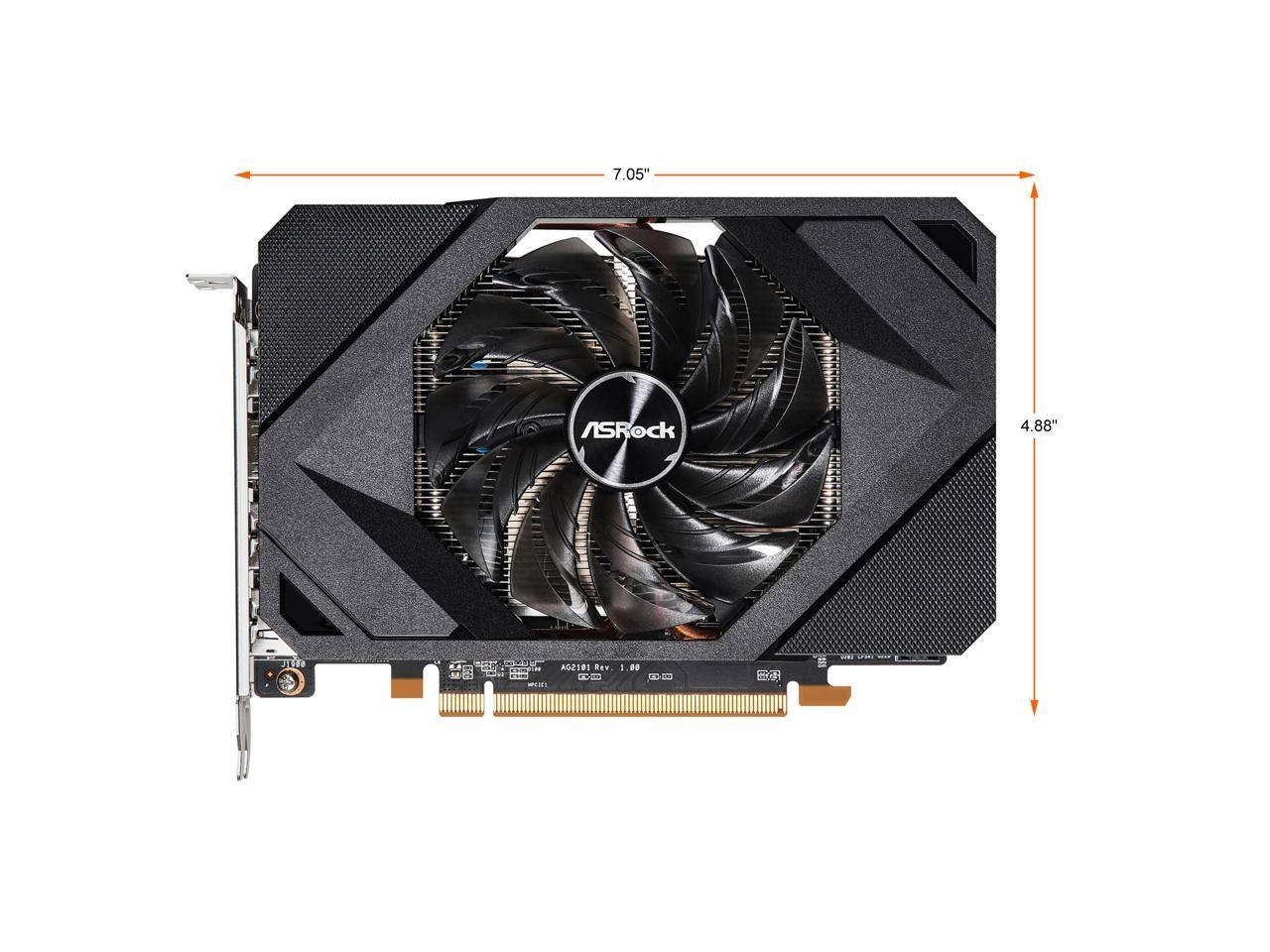 ASRock Challenger Itx Radeon RX 6600 XT 8GB GDDR6 Pci Express 4.0 Video Card RX6600XT Cli 8G