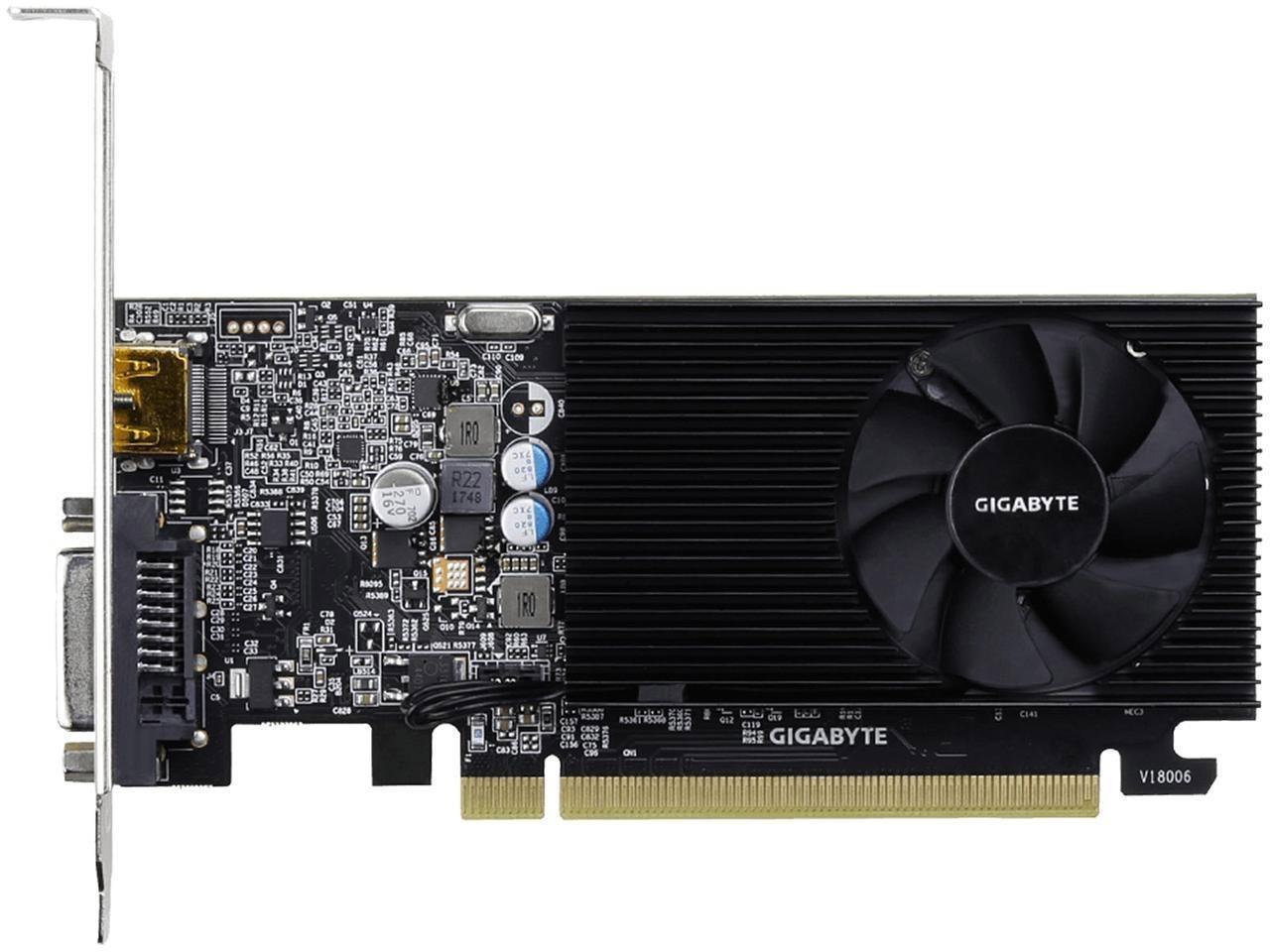Gigabyte GeForce GT 1030 2GB DDR4 Low Profile Video Card GV-N1030D4-2GL