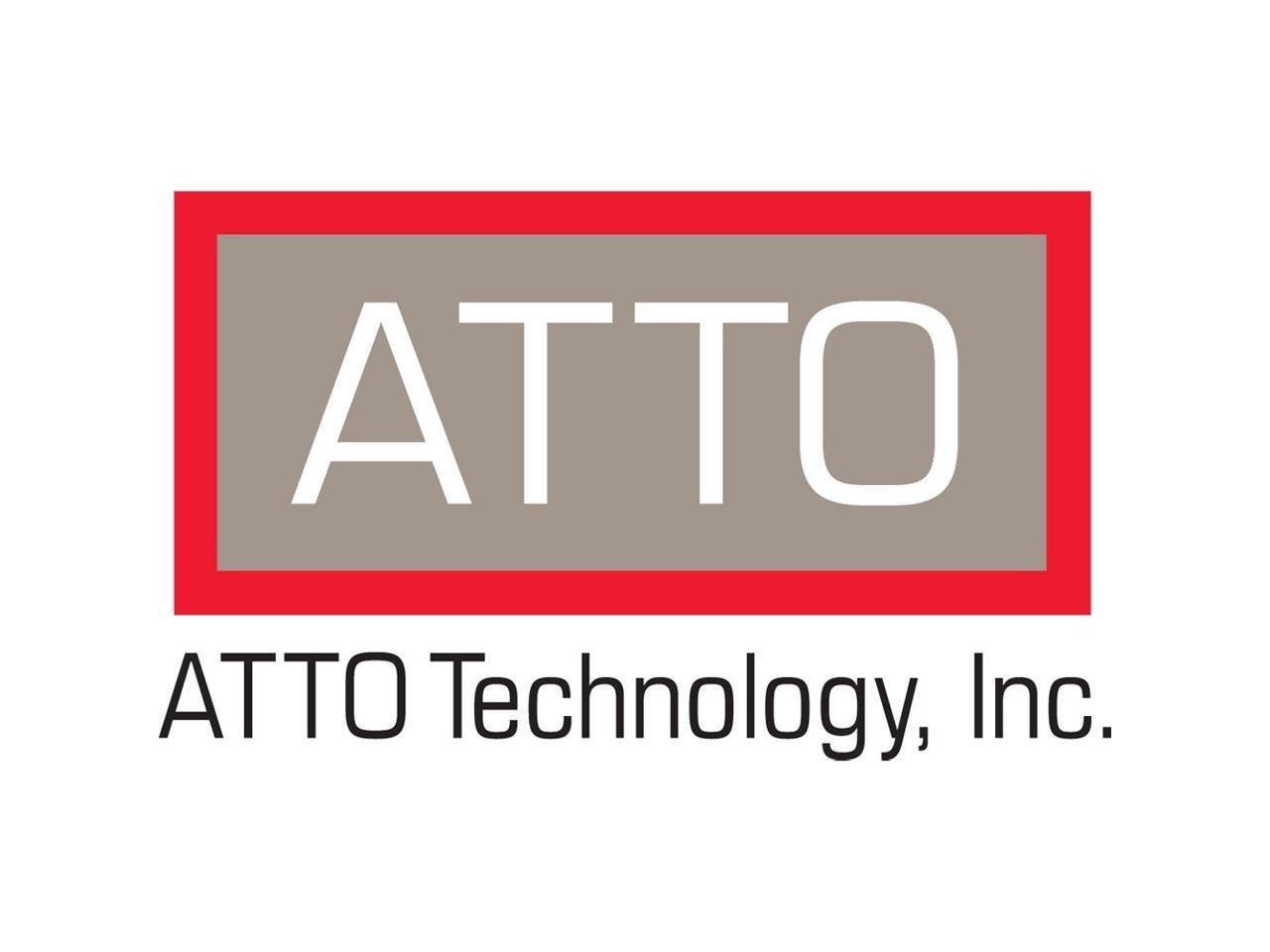 Atto Technology Dual Port 10GB Ethernet To SNGL X4 Port 12GB Sas Bridge RJ45