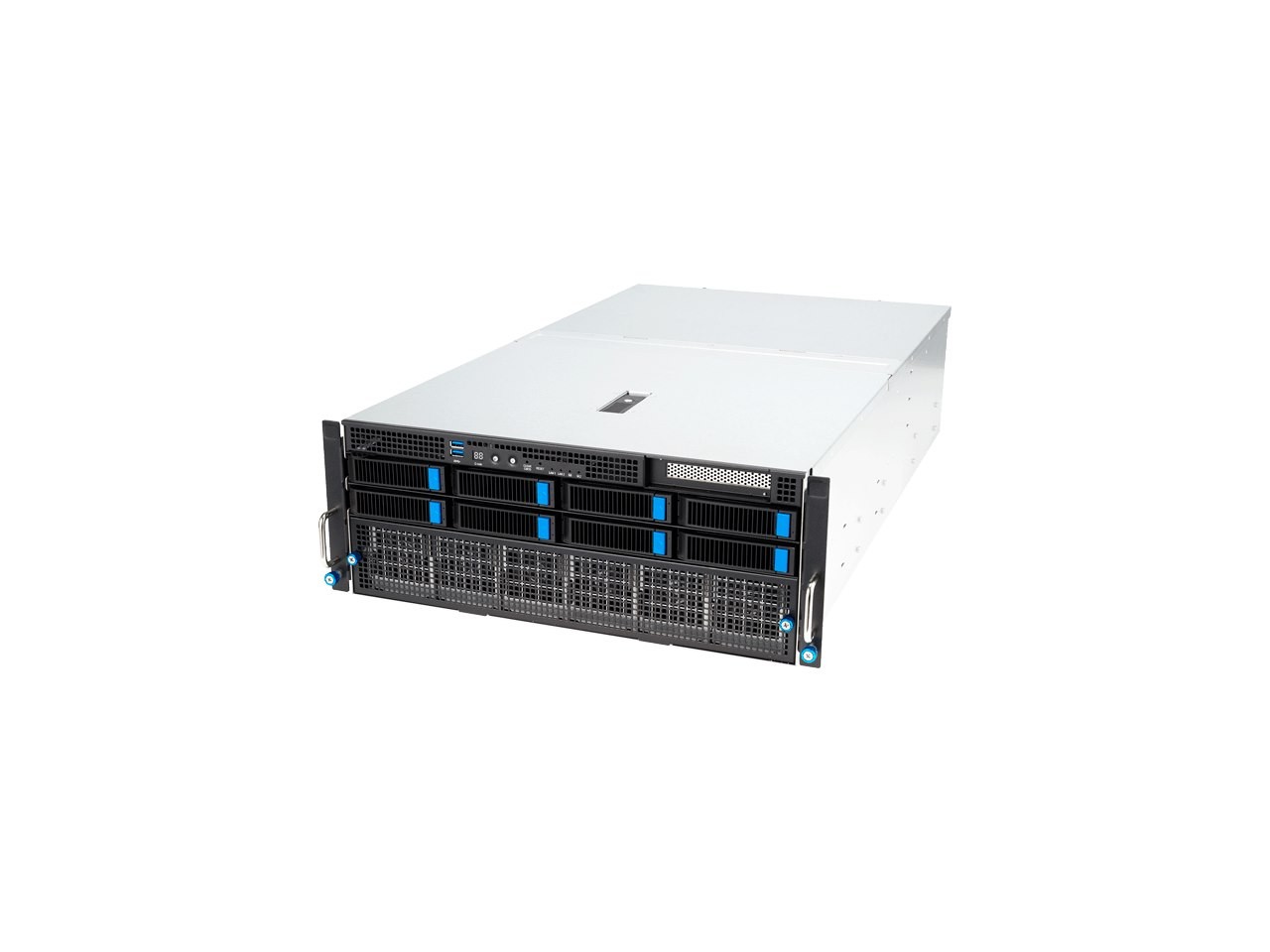 Asus Esc8000a-E12-26W10g 4U Rackmount Server Barebone Socket SP5 DDR5 4800/4400 Rdimm/ 3DS Rdimm