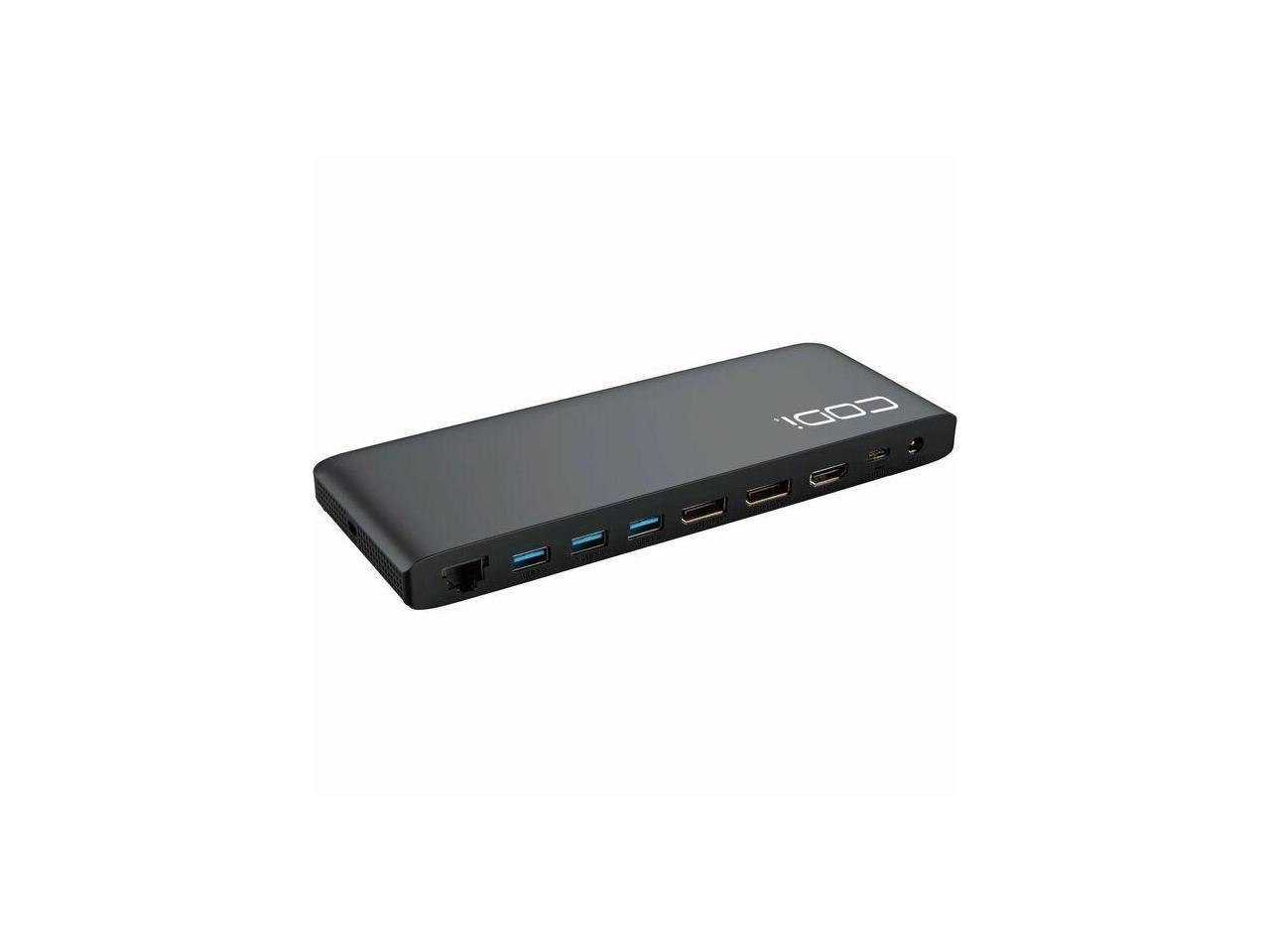 CODi Centro 1202 Multi-Display 100W MST Usb-C Docking Station A01202